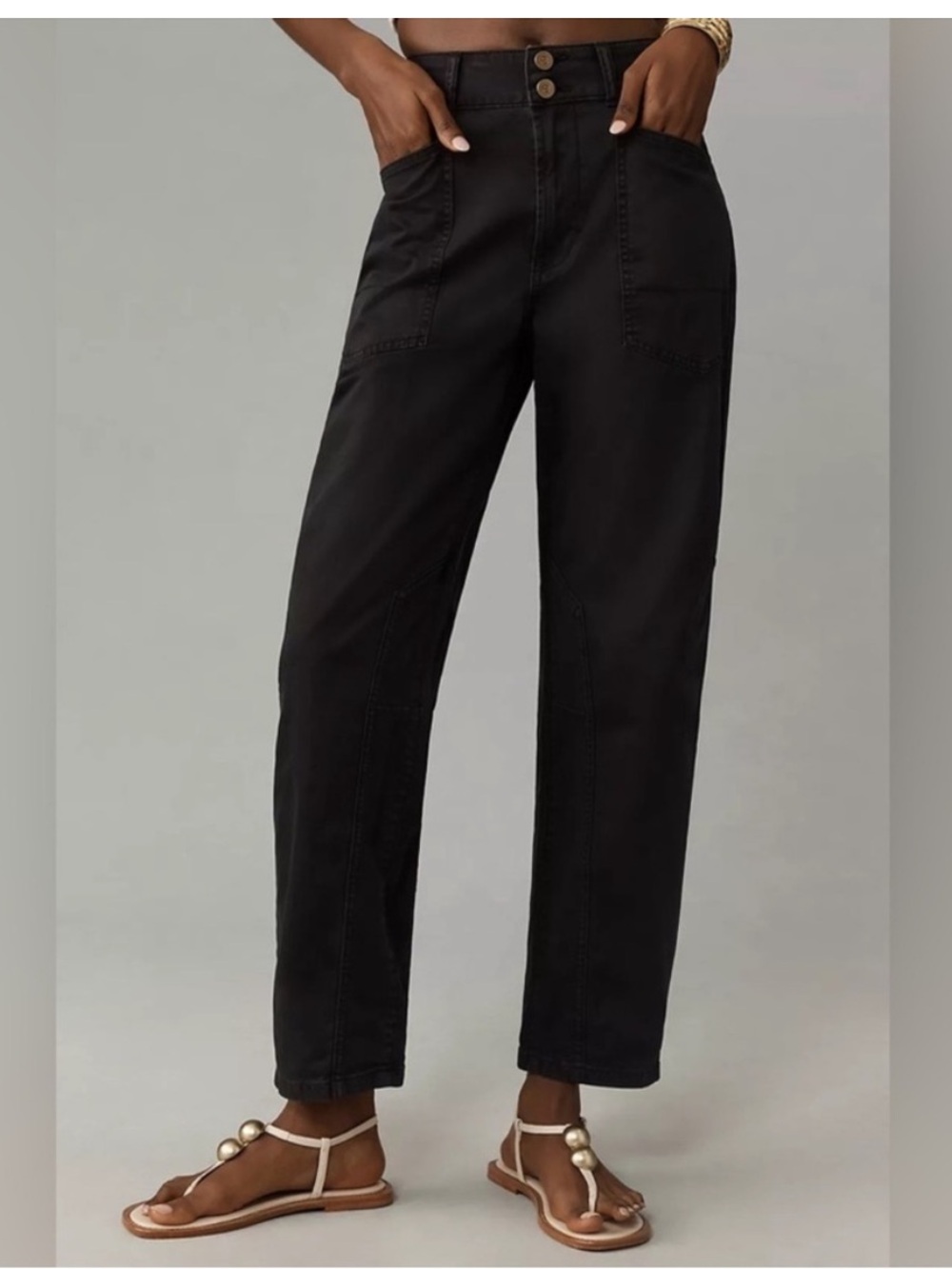 Anthropology Pilcro The Wanderer pants in black. Size 35